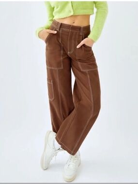 Aritzia Sunday Best Oscar Carpenter Pants Brown - 6